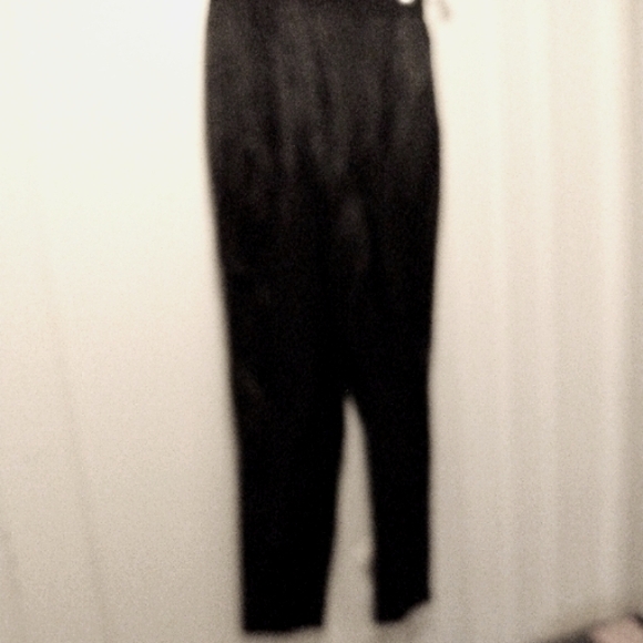 Dressy black soft and shiny pants size small - Picture 4 of 9